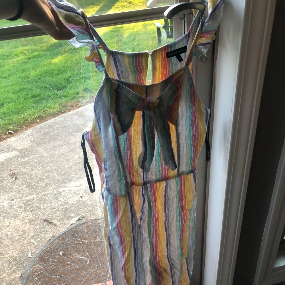 Kids striped romper